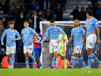 曼城赛季颓势明显，近10场仅1胜2平7负，争冠之路或已渐行渐远