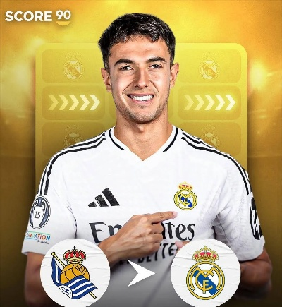 西媒曝皇马明夏瞄准罗德里与苏维门迪，两大后防新星或加盟伯纳乌